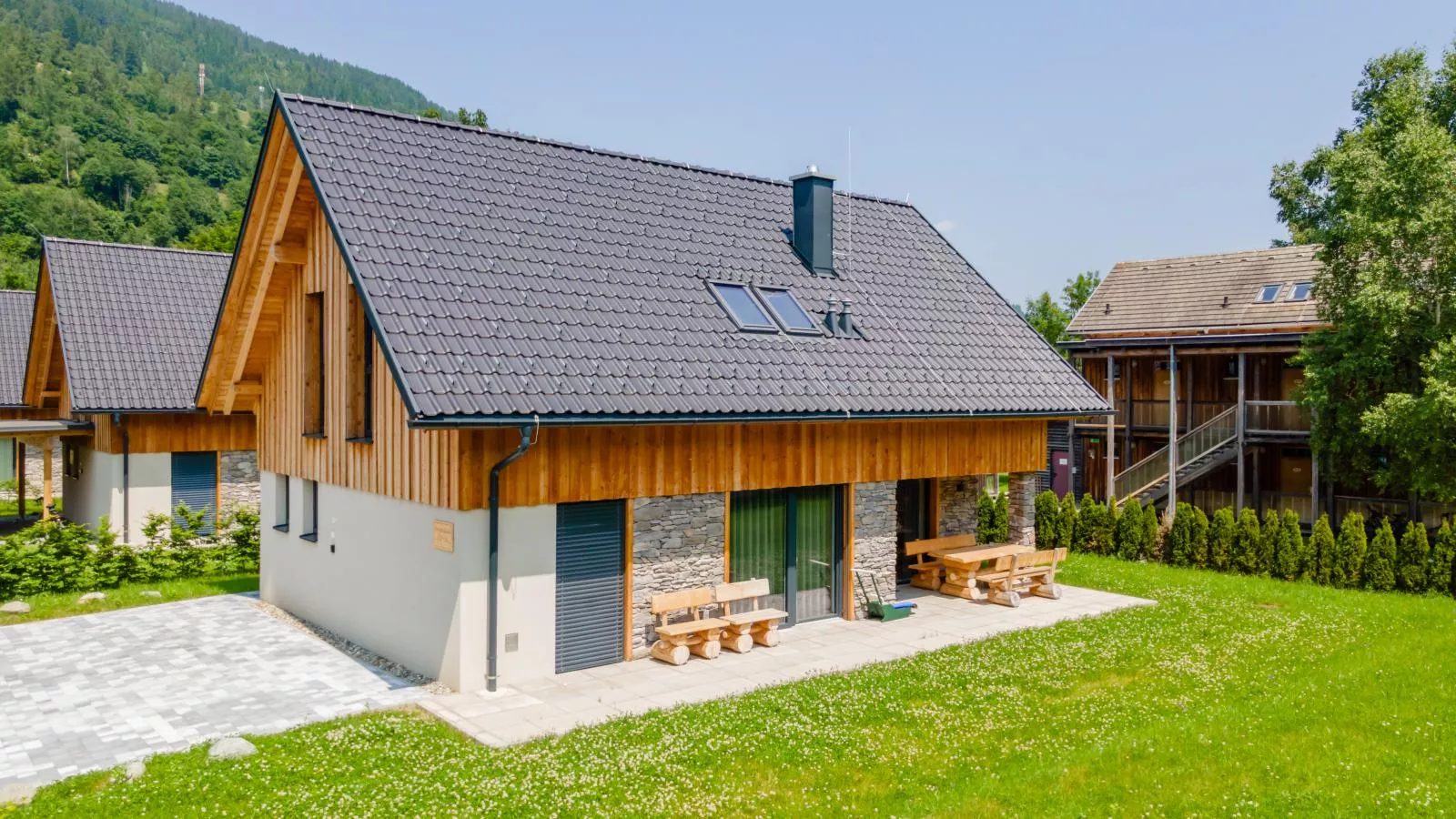 Mountain Chalet Berg-Glück-Extérieur été