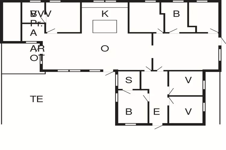 10 person holiday home in Blåvand-Floor plan