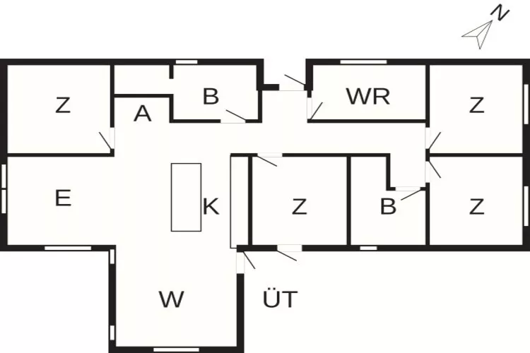 10 person holiday home in Glesborg-By Traum-Floor plan