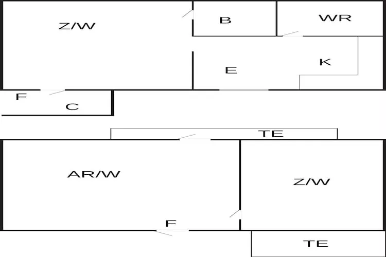 4 person holiday home in Drottningskär-By Traum-Floor plan