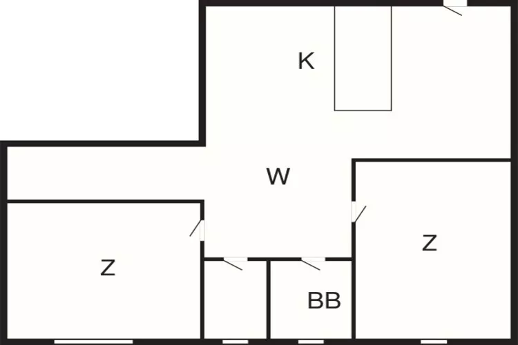 2 room,1.floor,Premium-Grundriss