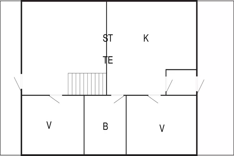 Maison de vacances pour 5 a Allinge-By Traum-Plan d'étage