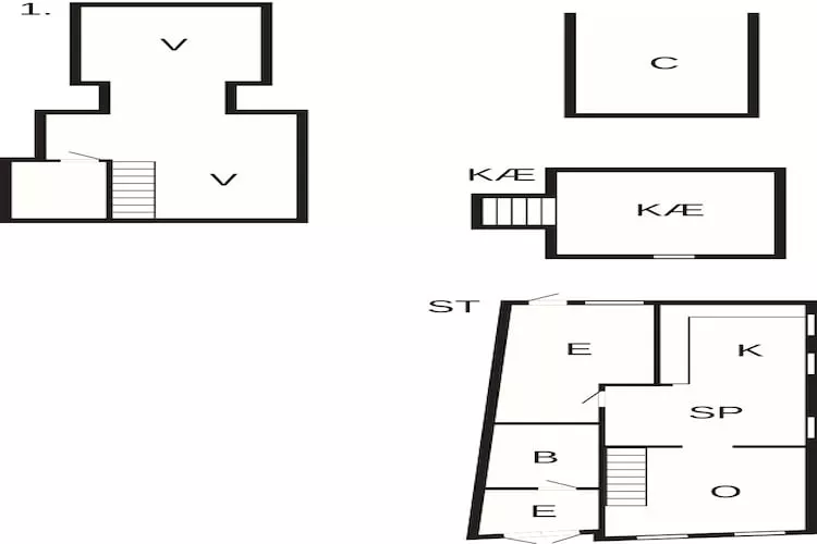 Maison de vacances pour 4 a Marstal-By Traum-Plan