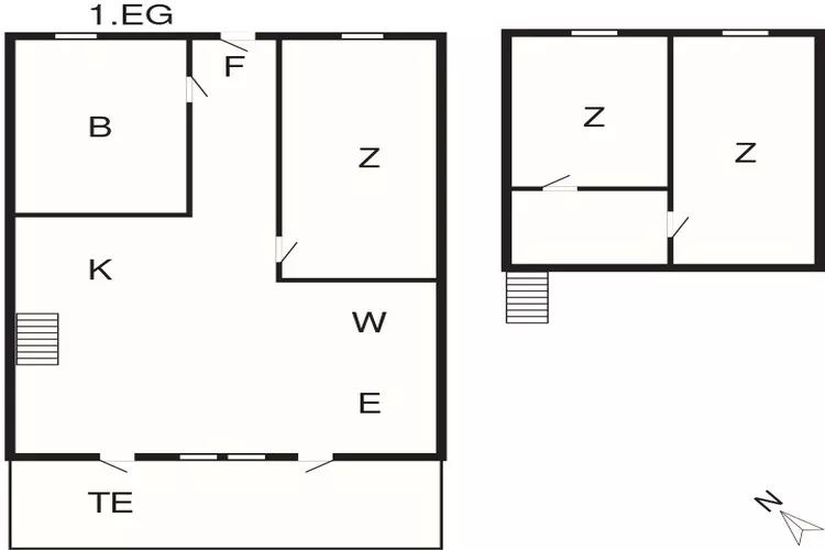 6 Personen Ferienhaus in Vestervig-By Traum-Grundriss