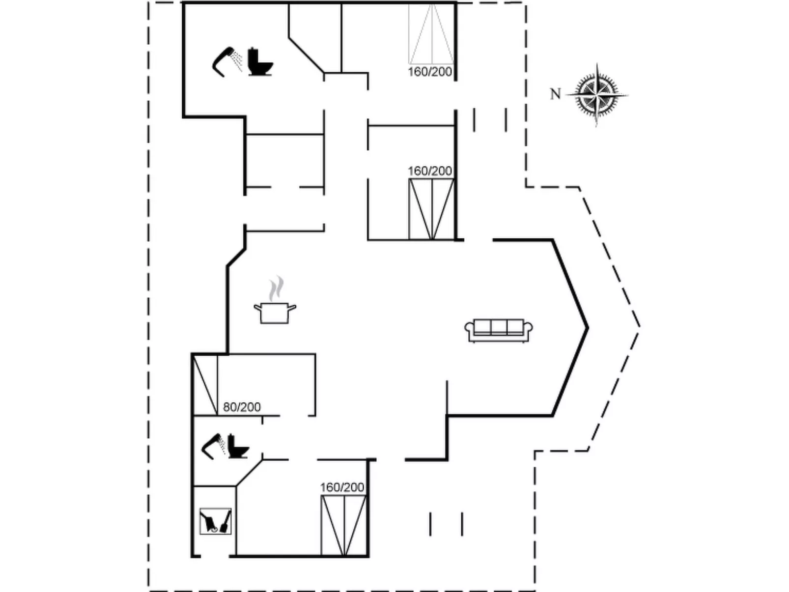 "Anastaja" - 550m from the sea-Inside