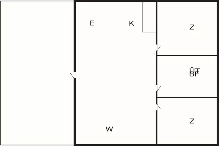 4 Sterne Ferienhaus in Gärsnäs-Grundriss