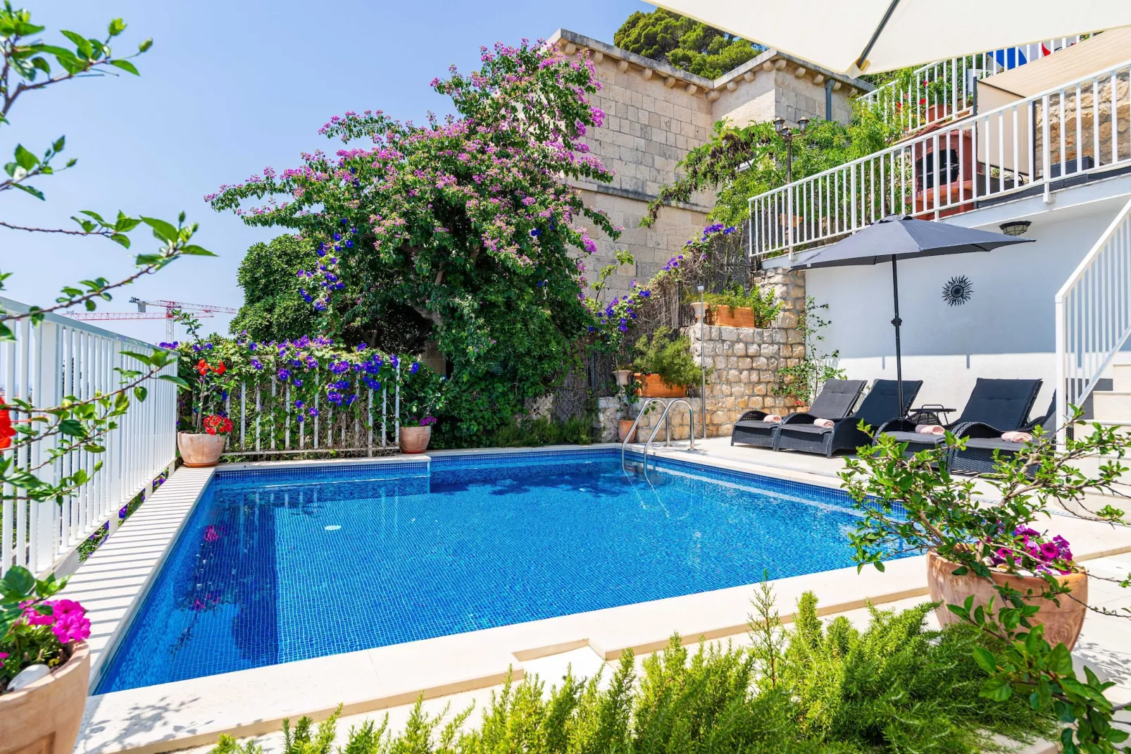 Villa Adrian - Six Bedroom Villa with Swimming pool and Sea View-Swimming pool
