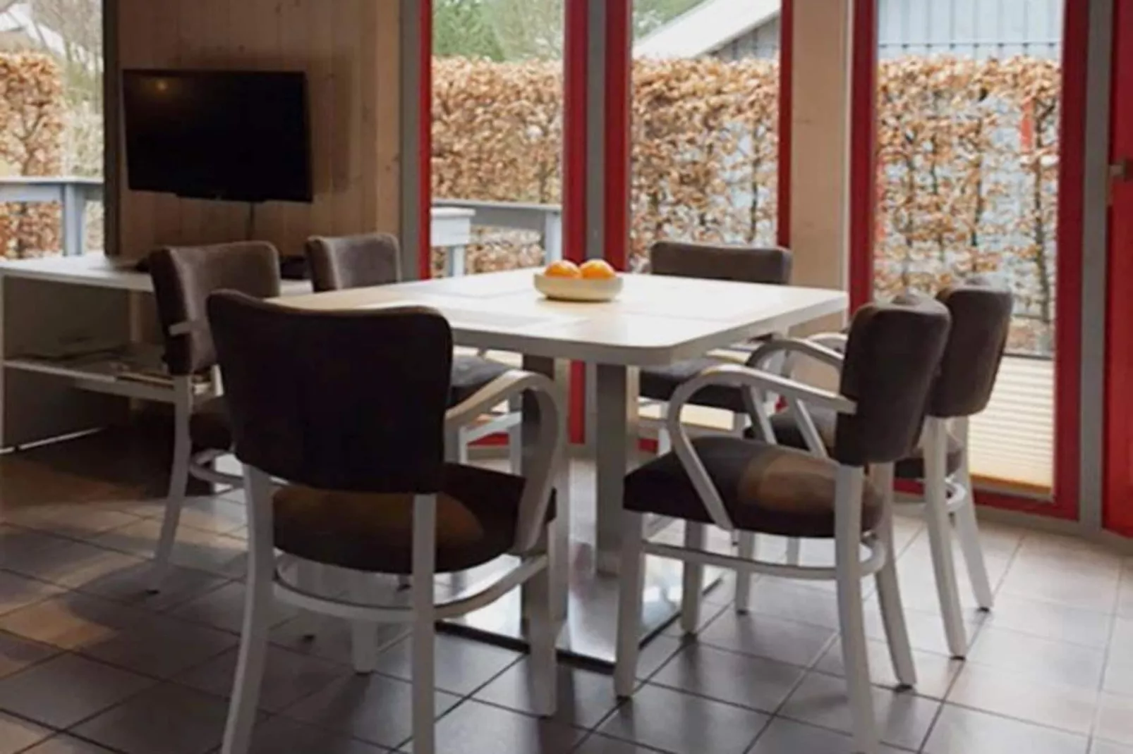 FH Wildgans Comfort mit Sauna & Kaminofen 81 qm 156-Dining room