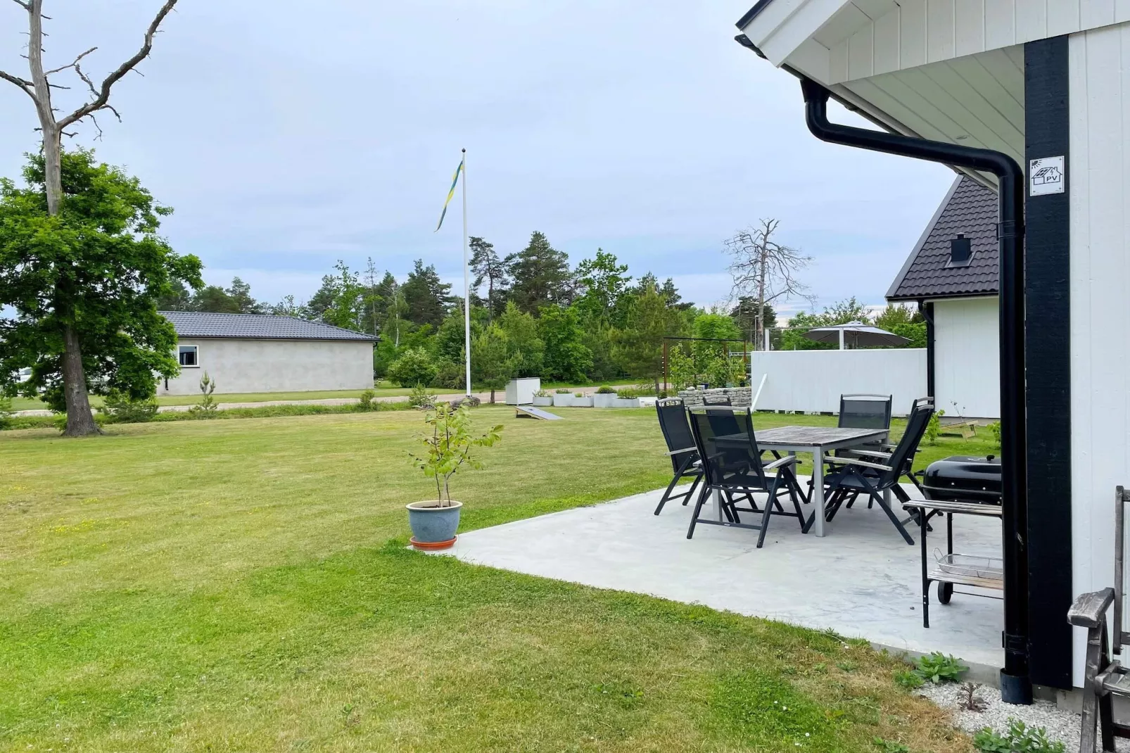 4 Sterne Ferienhaus in Gotlands Tofta-Im Freien