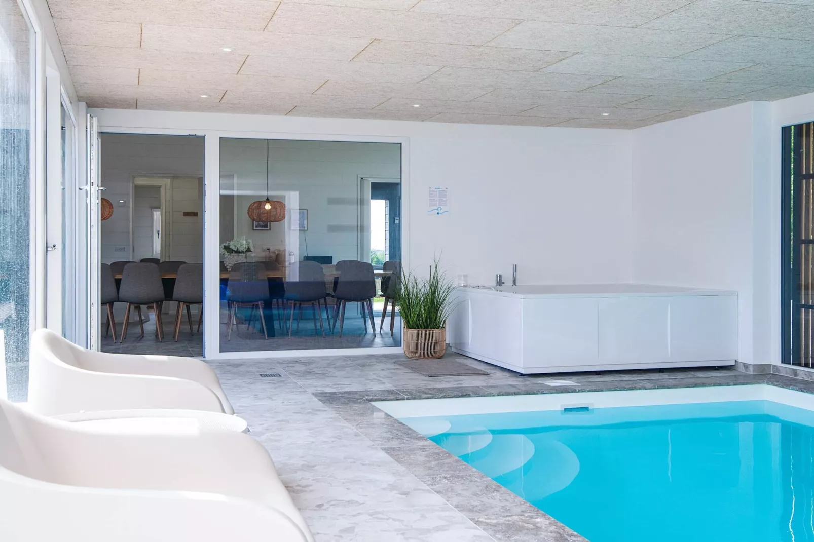 5 Sterne Ferienhaus in Glesborg-Schwimmbad