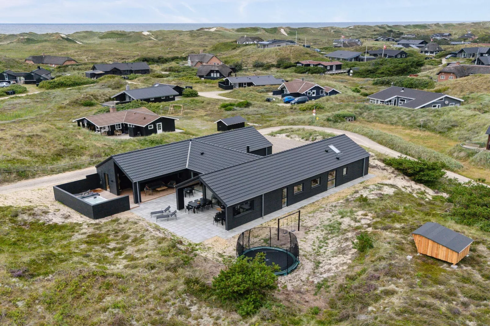 5 Sterne Ferienhaus in Ringkøbing-Im Freien