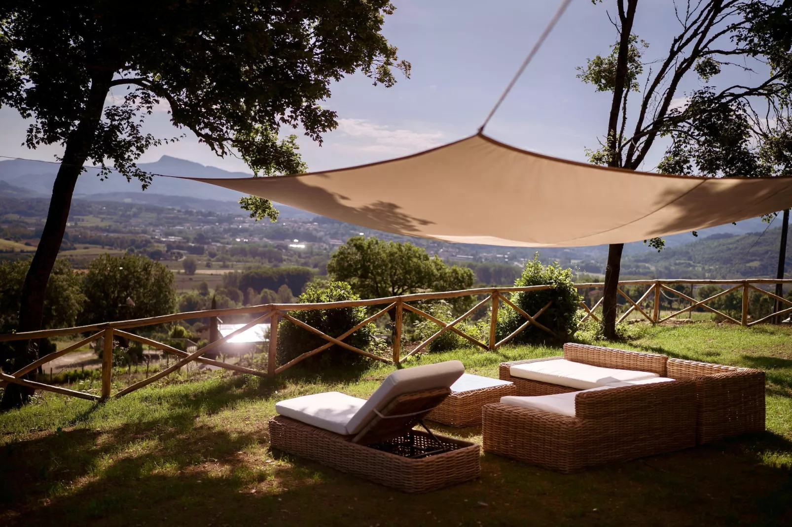 Agriturismo Tenuta Seriole-Garten Sommer