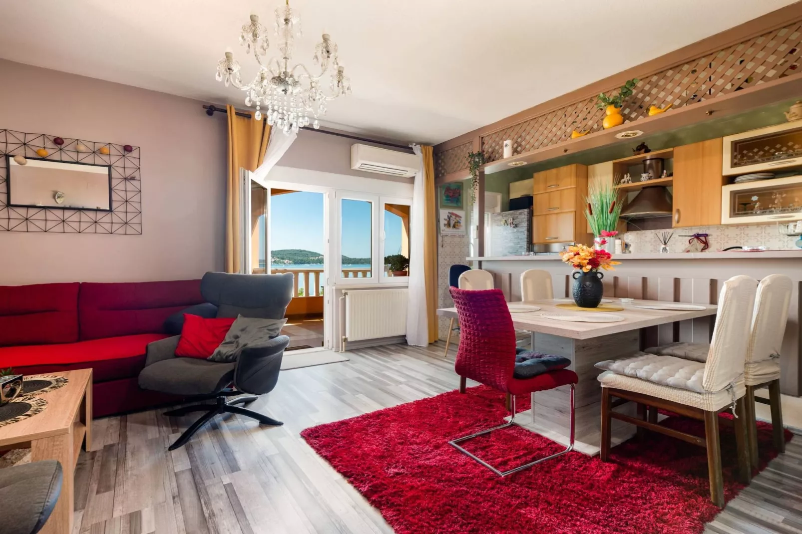 Luxury Seget Donji Apartments with Terrace and Sea View - Three Bedroom Apartment with Terrace and Sea View