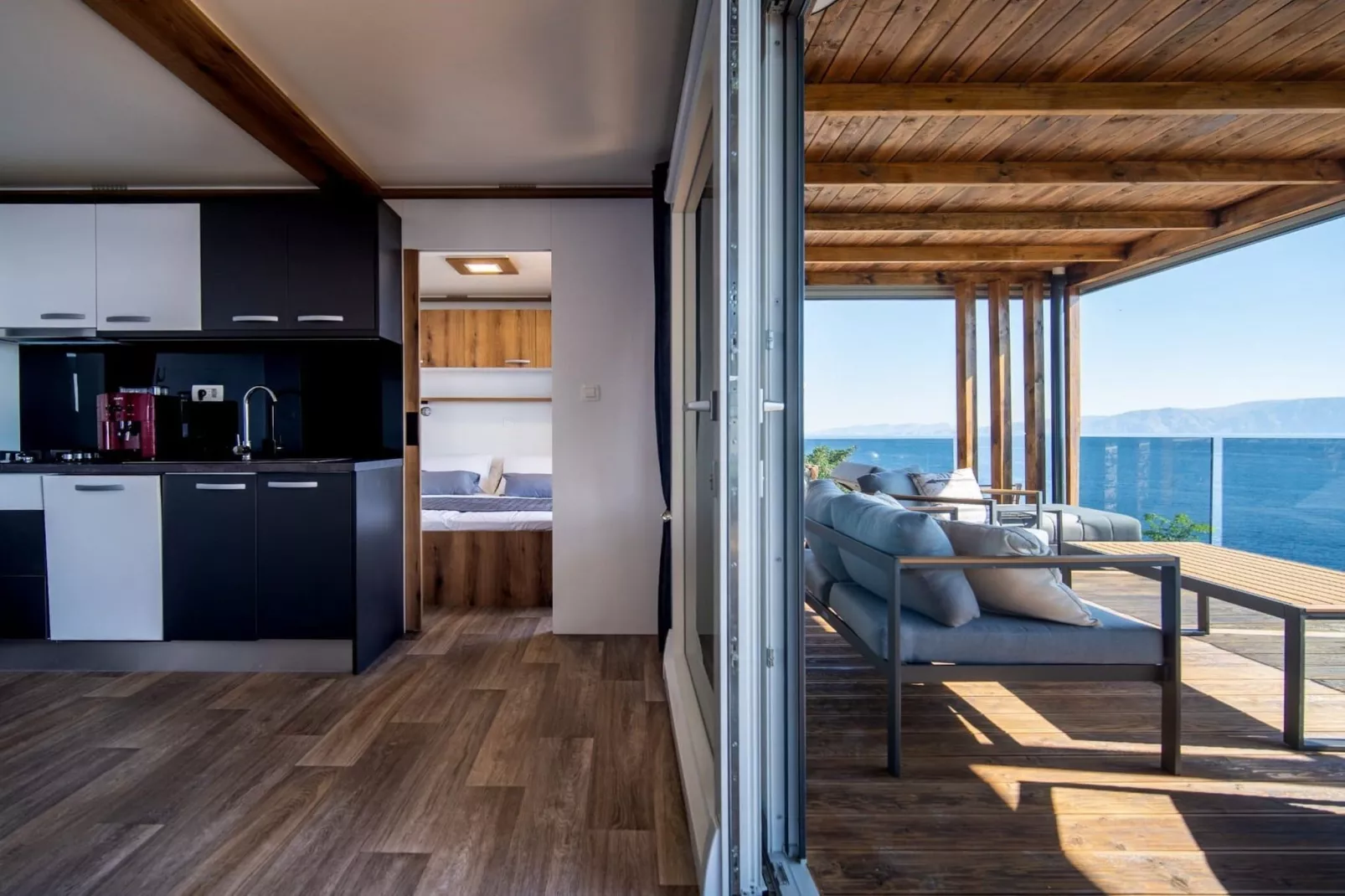 Seaside Deluxe Escape at Klenovica Camping - Two Bedroom Mobile Home with Hot-Tub  (owner 419)