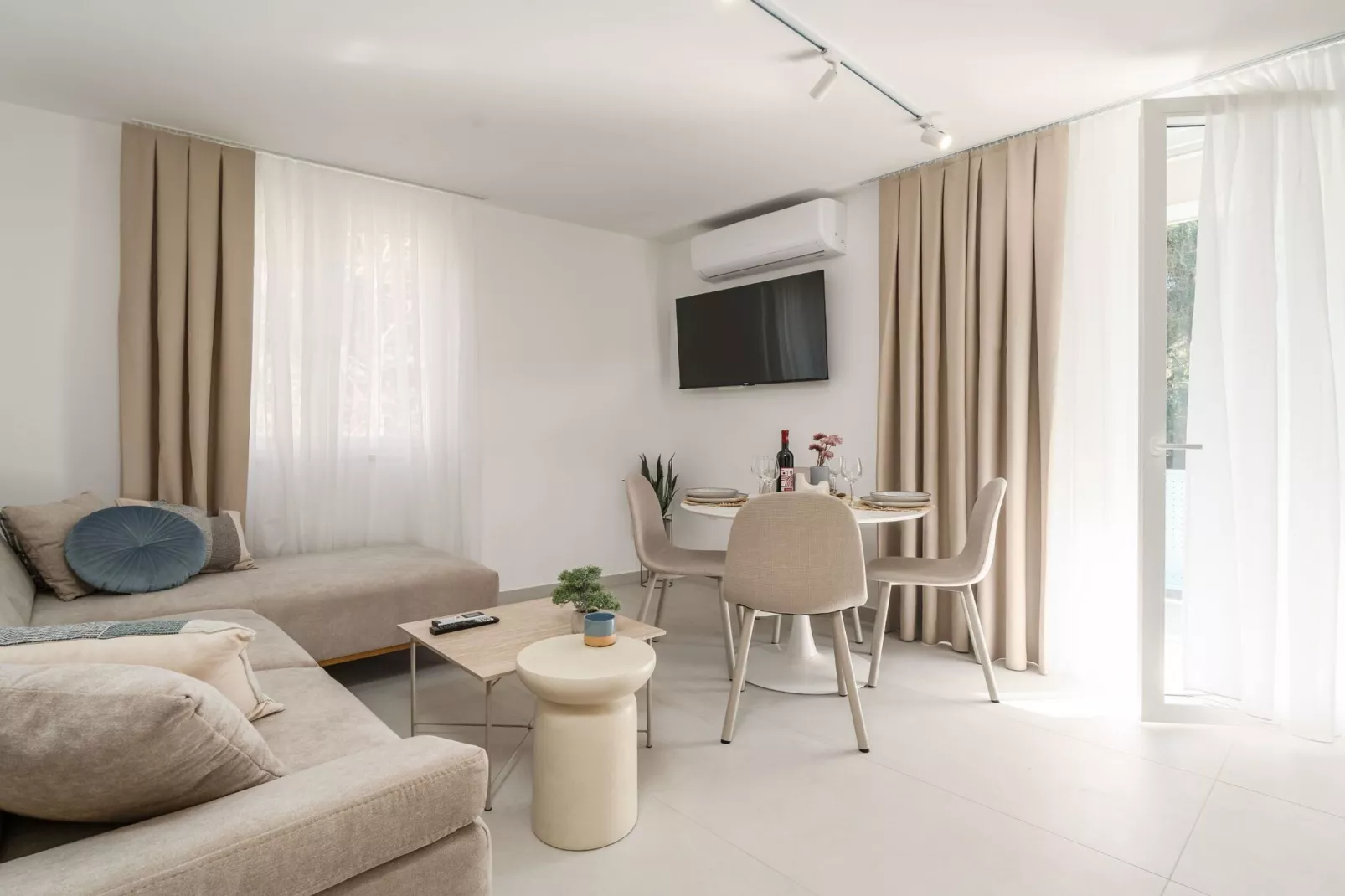 Modern City Escape with Balcony - Near the Ferry Port