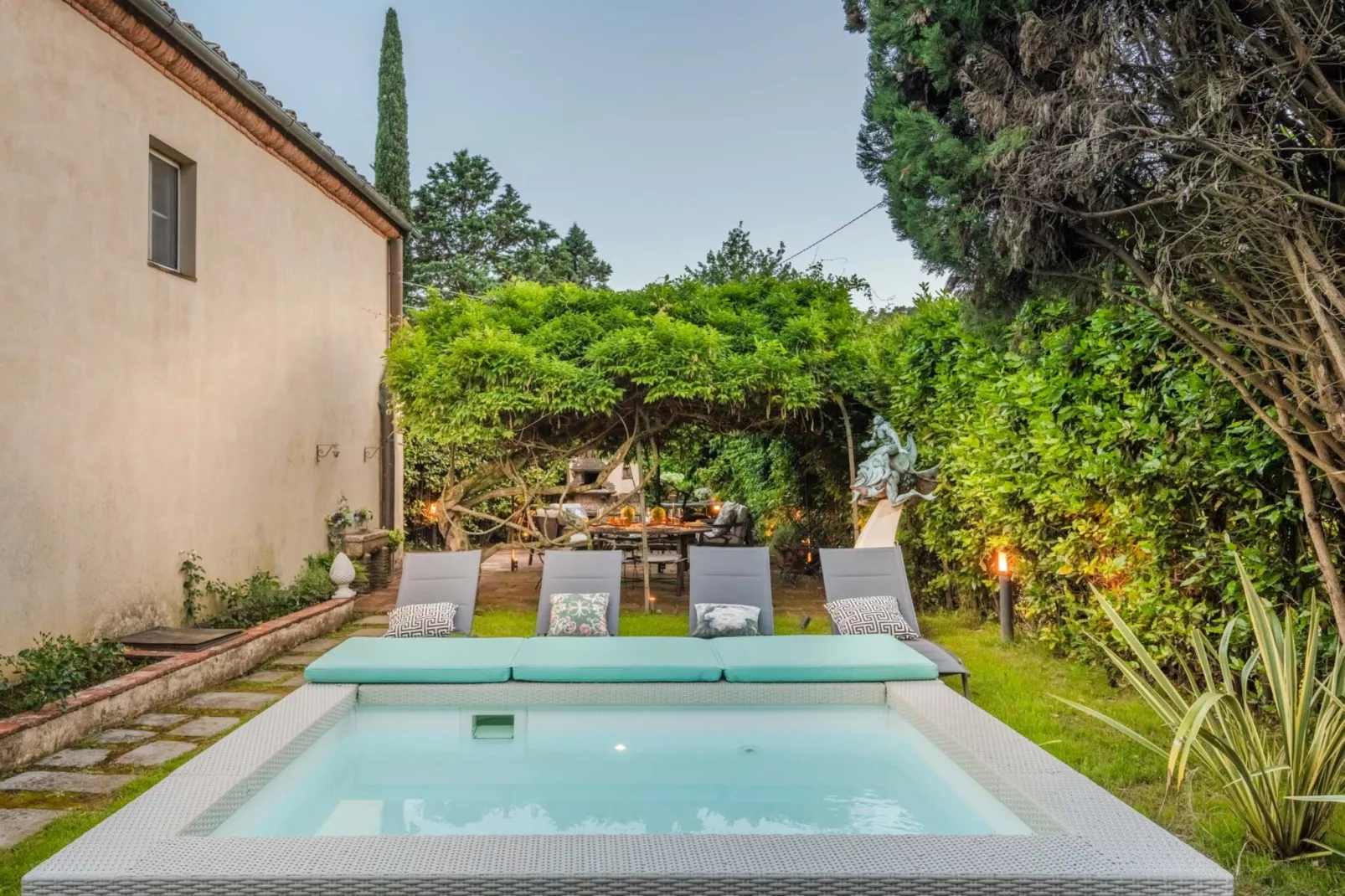 La Chiesetta, an Antique Church with Pool