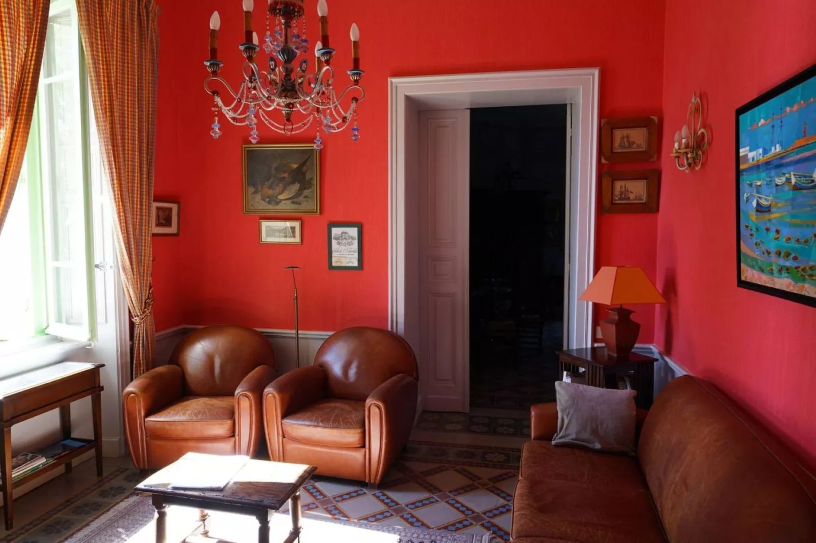 Maison de Maitre avec piscine-Wohnzimmer