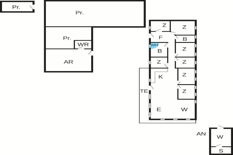 Maison de vacances pour 16 a Nykøbing M-Plan d'étage