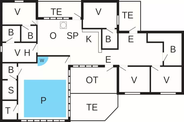 14 Personen Ferienhaus in Sæby-Grundriss