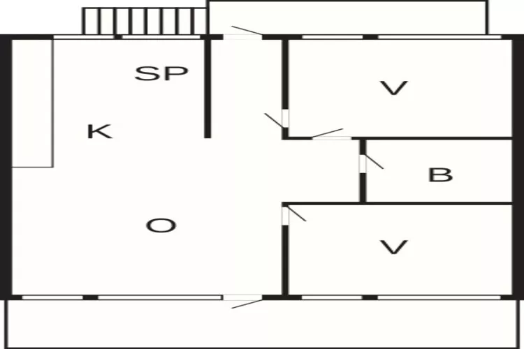 3 room,attached house-Plan d'étage