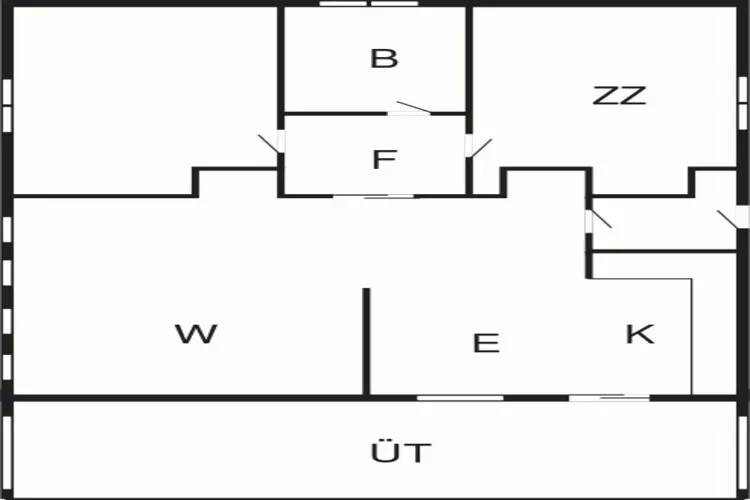 1 bad m/havkig Standard-Floor plan