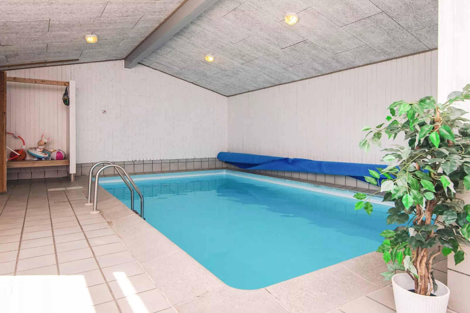 6 Personen Ferienhaus in Knebel-By Traum-Schwimmbad