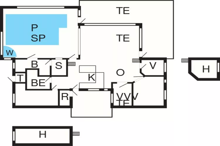 14 Personen Ferienhaus in Blokhus-By Traum-Grundriss