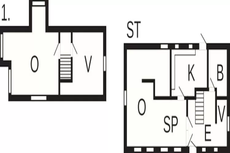 Maison de vacances pour 6 a Søby Ærø-By Traum-Plan d'étage