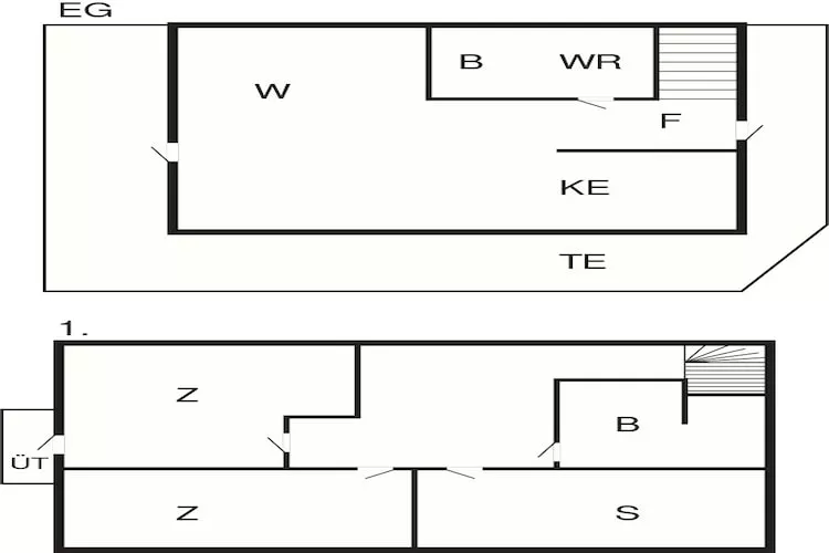 5 person holiday home in Rauland-By Traum-Floor plan