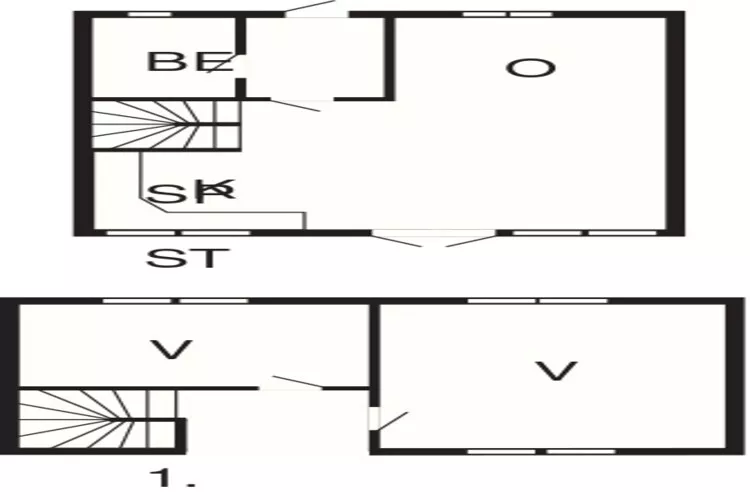 3 room,2 levels-Plan