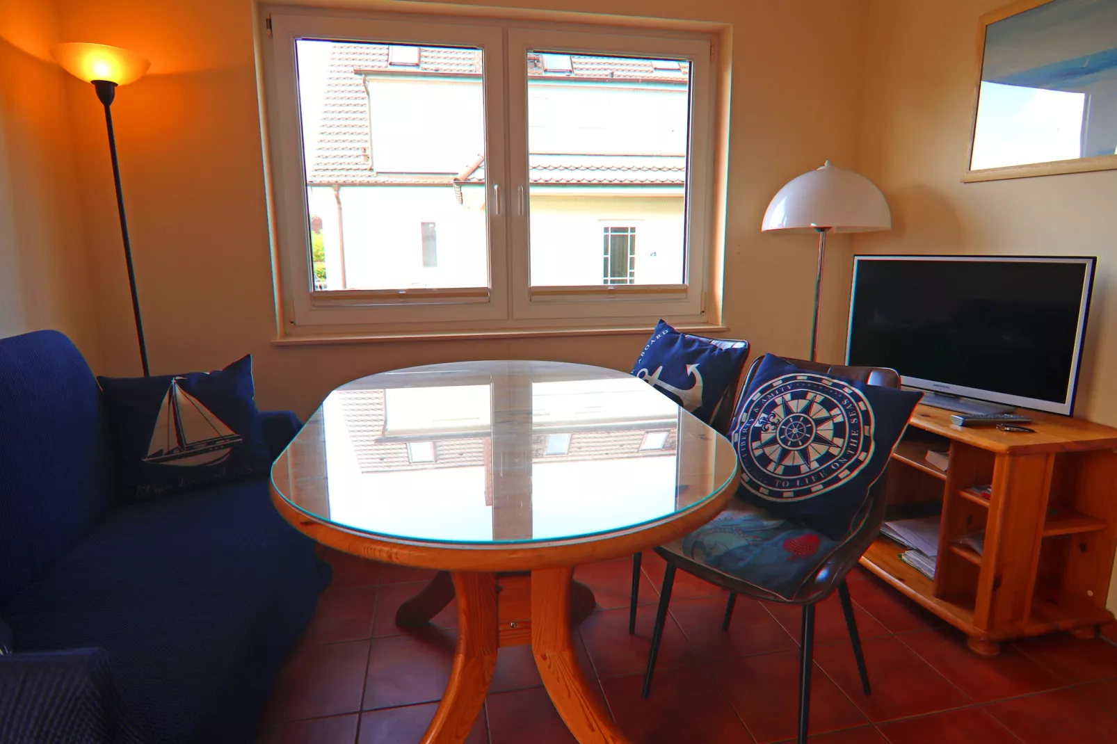 Strandnahes Ferienhaus Claudia in Rerik-Living room