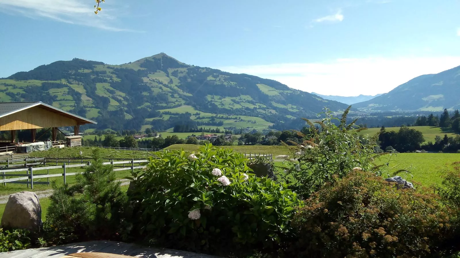 Blick ins Brixental-Aussicht Sommer