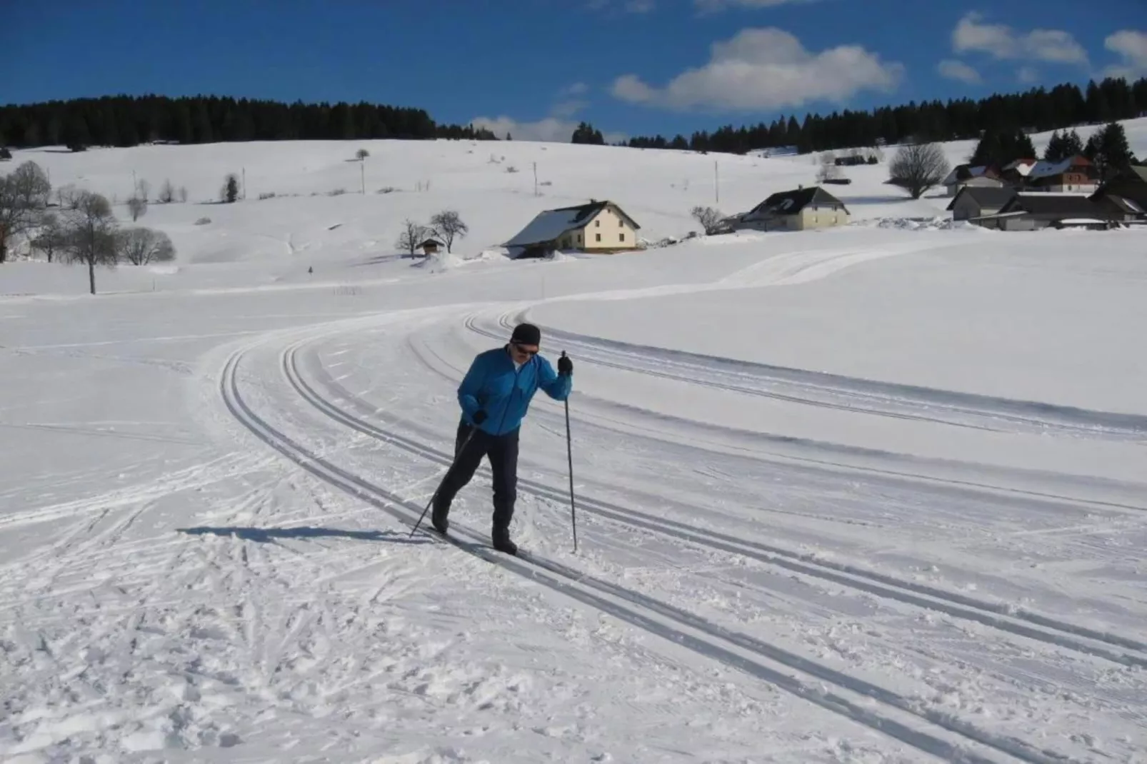 Altes Forsthaus-Gebiet Winter 20 km