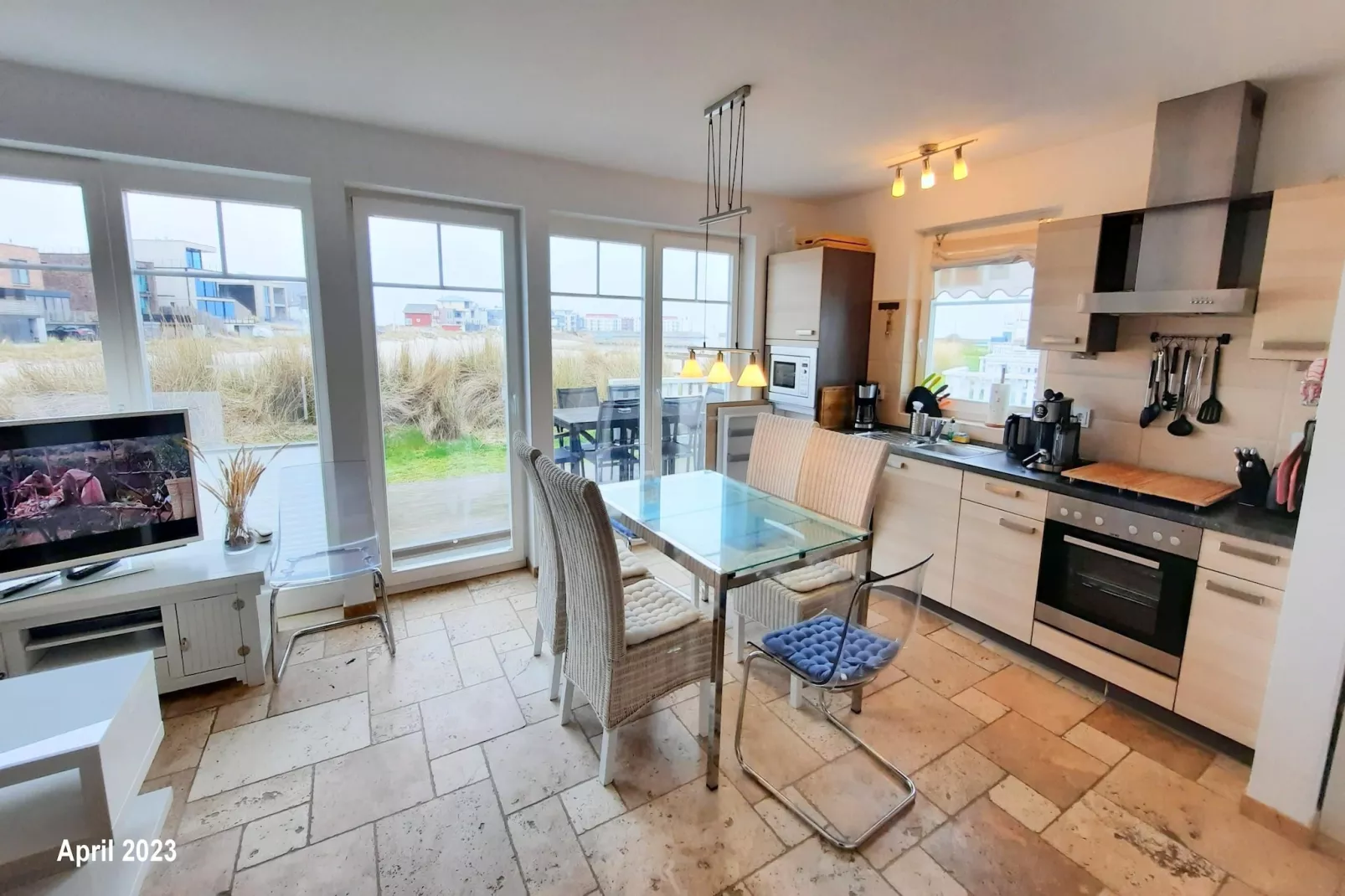 Doppelhaushälfte Olpenitz-Villa Libelle 93 qm 5-6 Pers-Cuisine