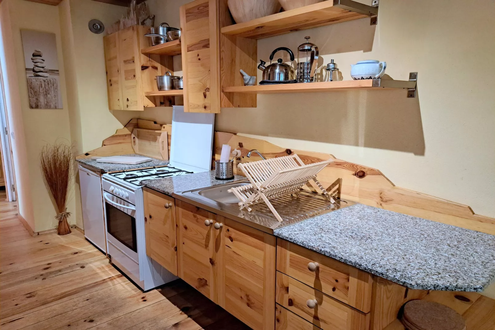 Holiday flats Forellenhof Dabo // Typ B 4 Erw  55 qm-Kitchen
