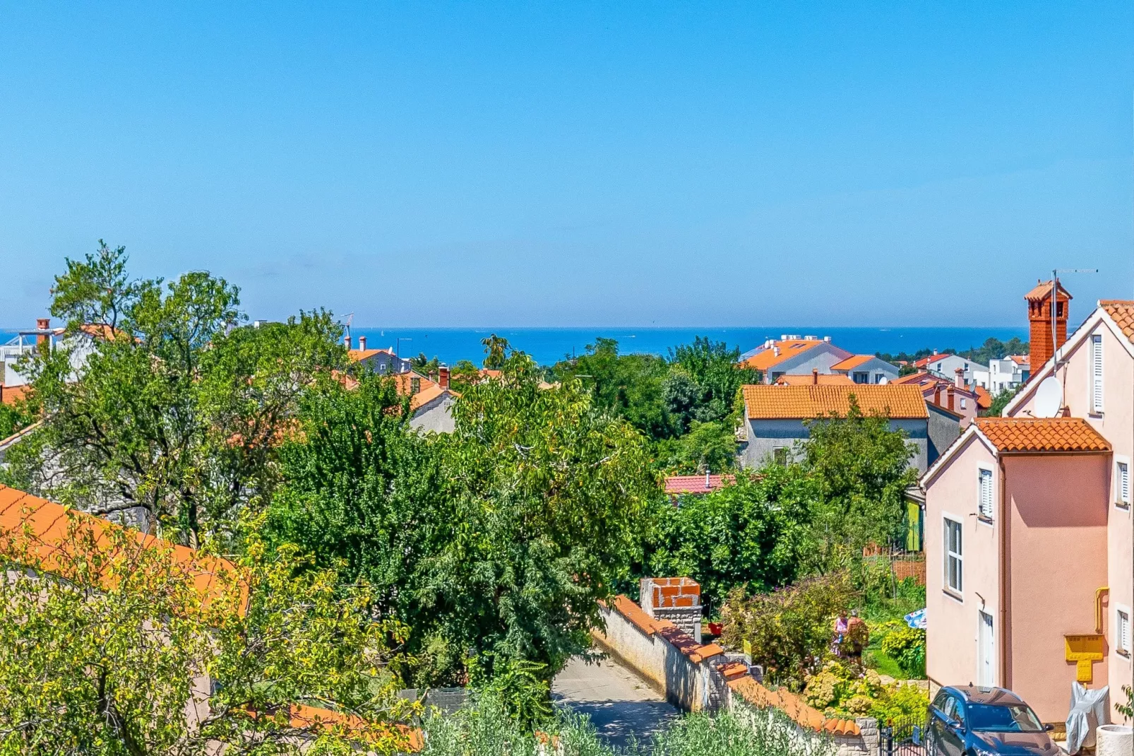 Villa Mimoza-Exterior in summer