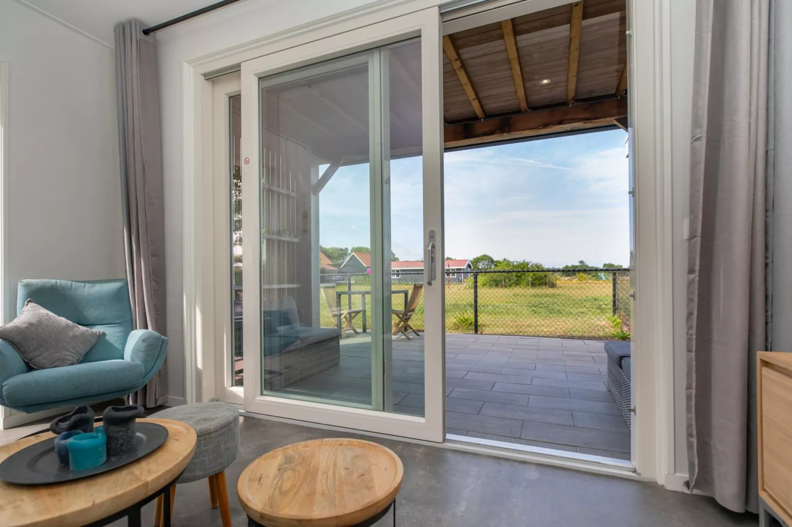 Vakantiehuis Groeneweg 3 'Jikkemien-Terrace balcony