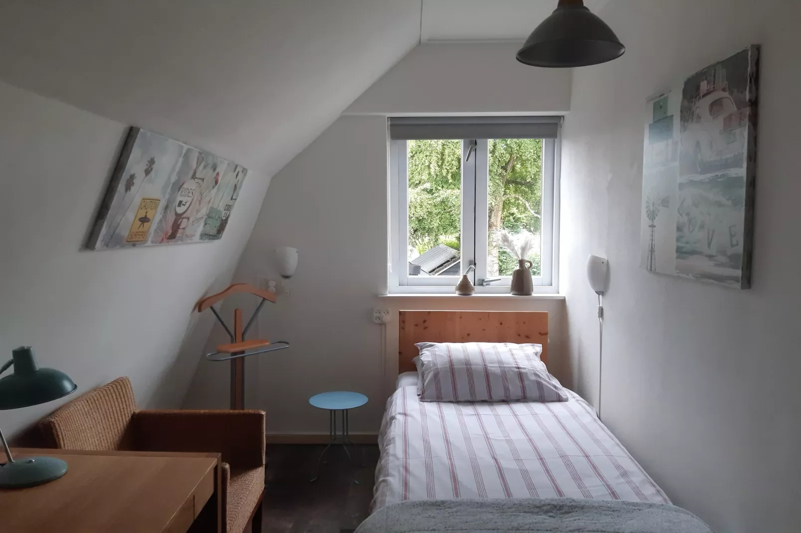 Logies Paal 4 Giethoorn – 3 persoons-Bedroom