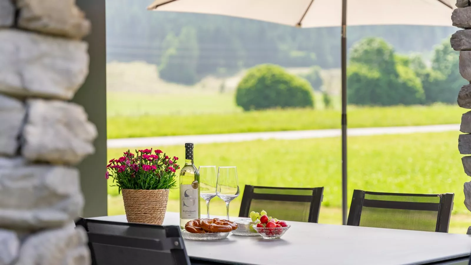 Mountain Chalet Chapeau-Balcon-terrasse