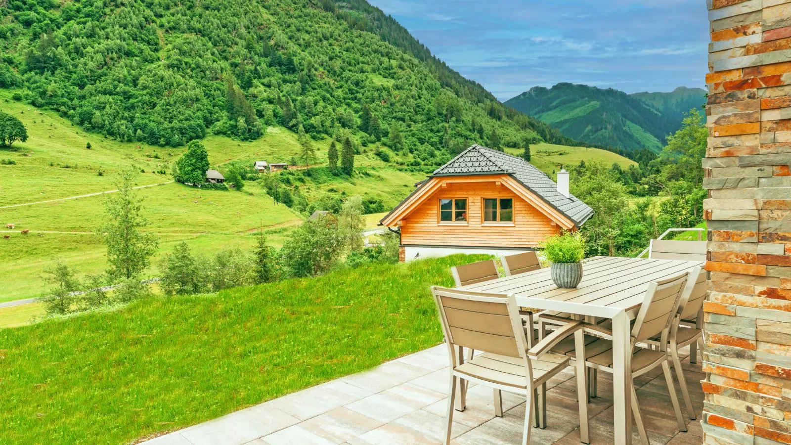 Im grünen Herzen-Terrasse/Balkon