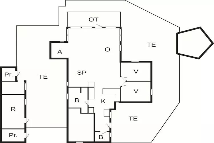 4 star holiday home in Sjølund-By Traum-Floor plan