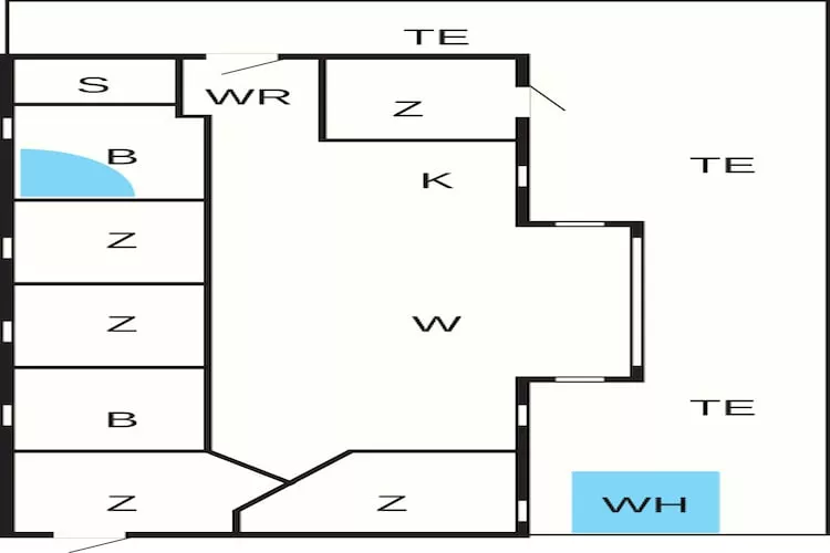 5 Sterne Ferienhaus in Haderslev-By Traum-Grundriss