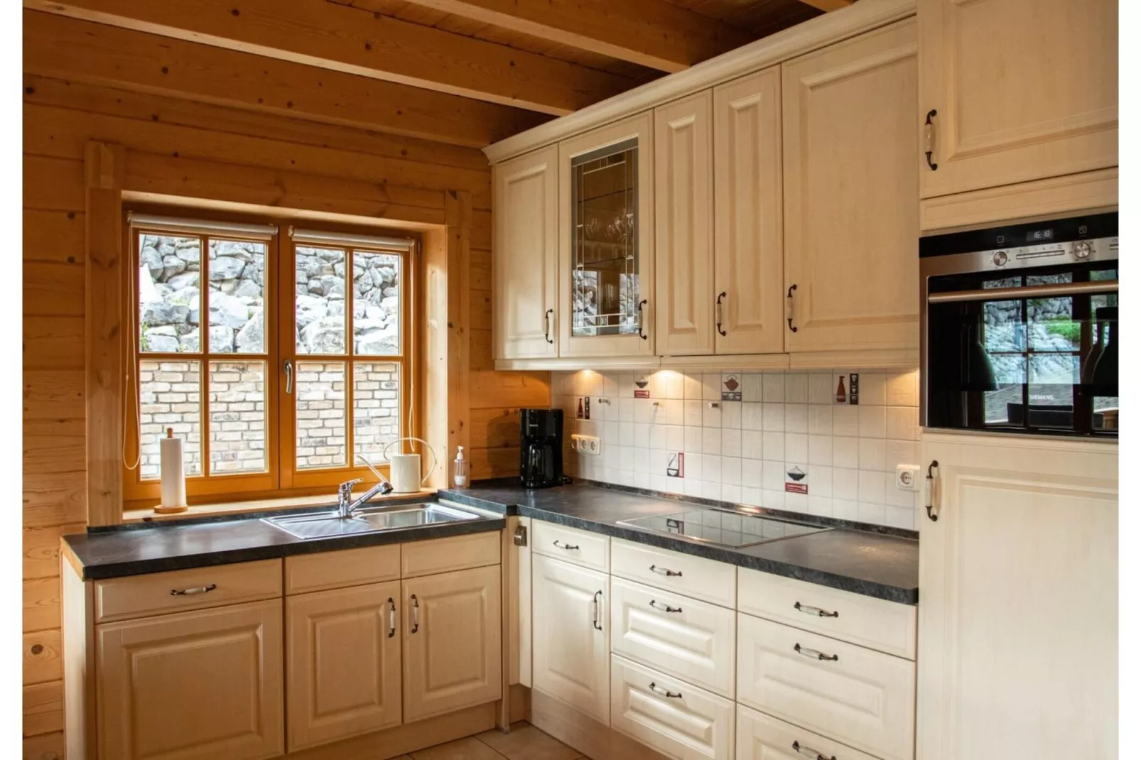 Luxus Blockhaus B-Küche