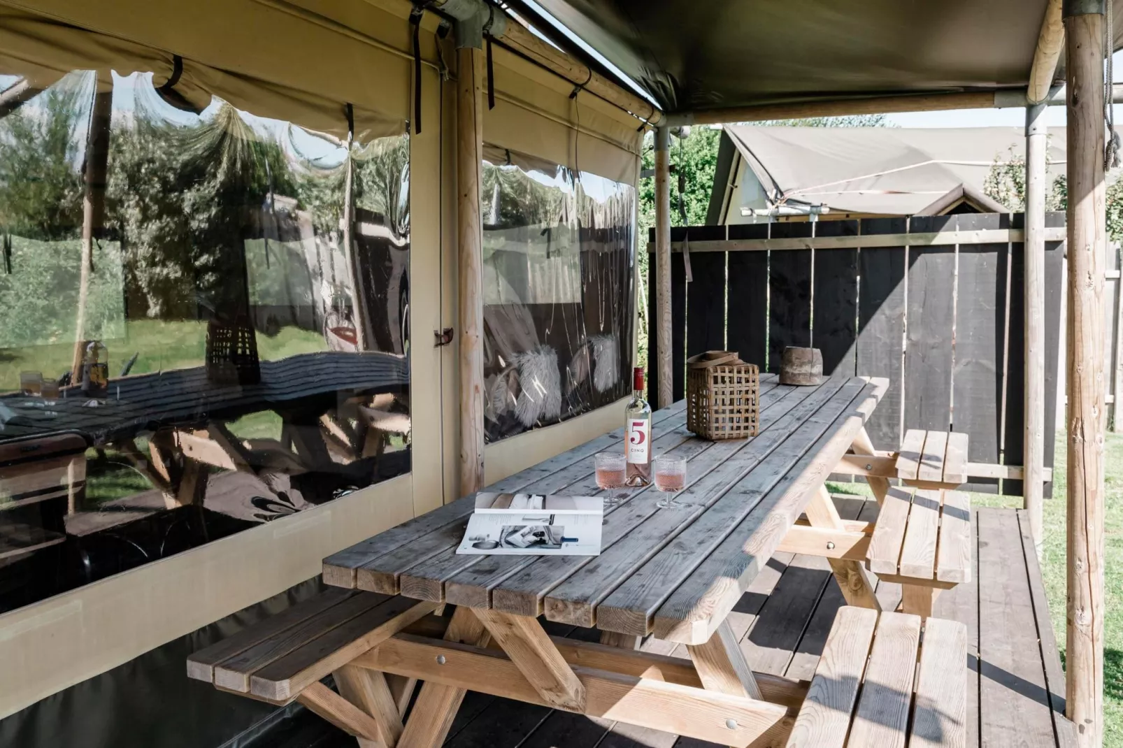 Wood Lodge Luxe - Duynpark-Terrace balcony