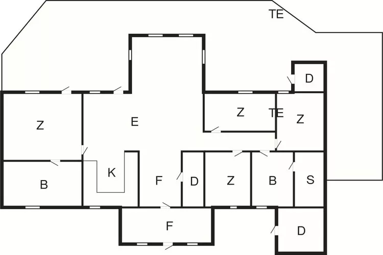 5 etoiles maison de vacances a Treungen-Plan