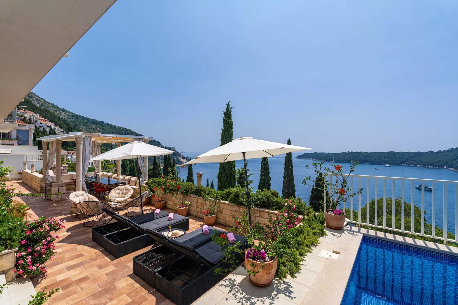 Villa Adrian - Six Bedroom Villa with Swimming pool and Sea View-Swimming pool