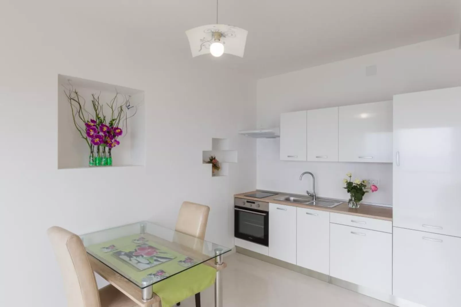 Apartment Manuela - One-Bedroom Apartment with Balcony and Sea View-Kitchen