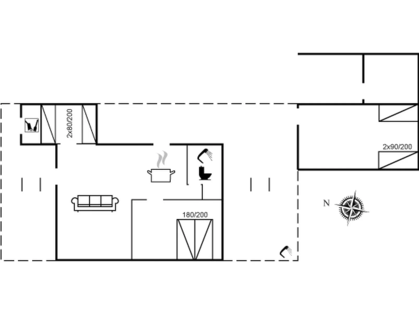 "Mirkka" - 200m from the sea-Dedans