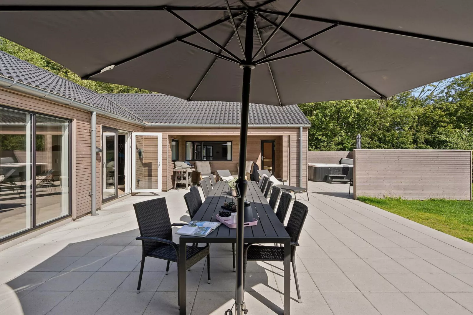 5 Sterne Ferienhaus in Sydals-Im Freien