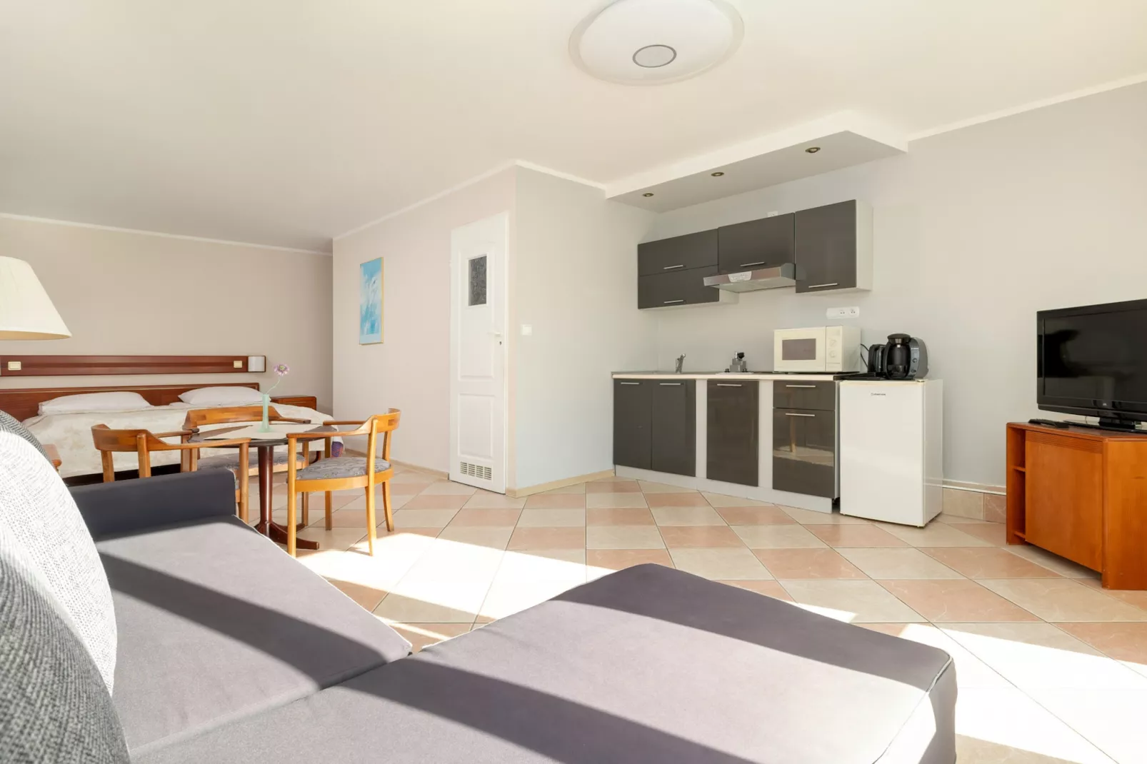 Studio wakacyjne nr 8 dla 2 osób Rewal-Wohnzimmer